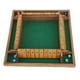 thumbnail image 2 of Shut The Box Juego de matemáticas Shut The Box Juego de dados Pub Juego de mesa Tablero de terciopelo 4 jugadores Educativo interactivo para fiesta ANGGREK Otros, 2 of 8
