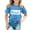 Blue, variant on Shirts for Teen Kids Girls with Short Sleeve Happy Birthday Prints - for Young Fashion Enthusiasts
