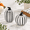 Black/White-Fall Pumpkin, variant on Blue Fall Pumpkin Shaped Ceramic Salt And Pepper Shakers Set