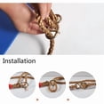 thumbnail image 4 of Tree Swing Hanging Rope Hammock Extension Adjustable Suspension Strap, 4 of 5