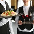 thumbnail image 3 of Jubilee 14" Round Restaurant Serving Trays (Set of 4), Brown - NSF Food Service Trays, 3 of 7