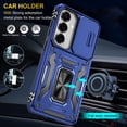 thumbnail image 6 of Kebiory for Samsung Galaxy S26 Case,Finger Ring Holder Kickstand,Heavy Duty Shockproof Full Body Phone Case for Samsung Galaxy S26 2026 - Blue, 6 of 7