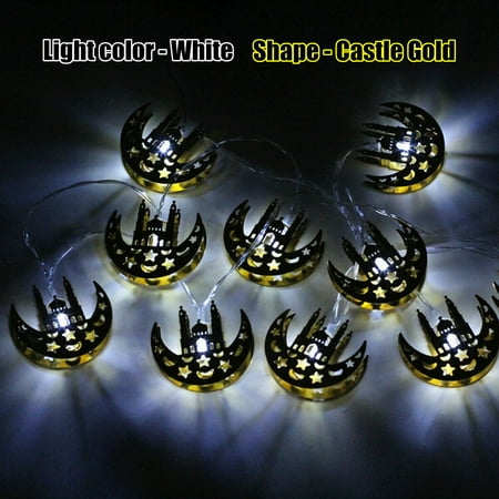 

Spring hue 10LED Fairy Light Lanterns/Castle Pendants String Lights Battery Fairy Light