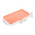 thumbnail image 4 of Unique Bargains 1 Pc Waterproof Soap Holder with Draining Pink Soap Holder for Bathroom 10.04"x5.51"x0.79", 4 of 6