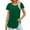 Green, variant on Summer Short Sleeve Tops for Women Women's Fashion Printed T-shirt Short Sleeves Blouse Round Neck Casual 2025 Basic Tee Oversized Tshirts
