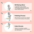 thumbnail image 6 of ROSIANNA 925 Sterling Silver Charm for Bracelets Hummingbird Dangle Charms Women Girl Bracelet Charm Gift, 6 of 7