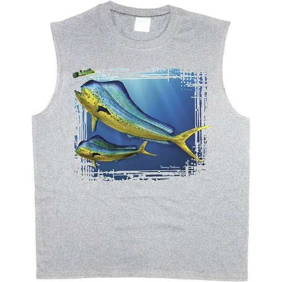 Sport Fishing Gear Muscle Sleeveless Tee