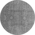 thumbnail image 1 of Ahgly Company Indoor Round Oriental Gray Industrial Area Rugs, 3' Round, 1 of 4