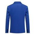 thumbnail image 5 of Cloudstyle Mens Slim Fit Single-Breasted Suit Blazer Sport Coat, 5 of 13