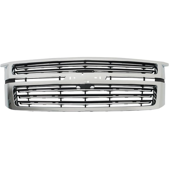 SEBLAFF Front Upper Grille Chrome Replacement for 2015-2020 Tahoe Suburban LTZ