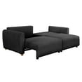 thumbnail image 6 of Serta Grant Scandinavian Convertible Sofa with Queen Size Sleeper, Charcoal Boucle Fabric, 6 of 7