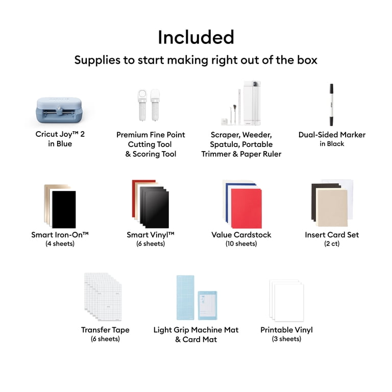 Cricut Joy™ 2 + Essential Bundle - Walmart.com