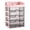 Pink, variant on POYOGA Portable Sturdy PP Desktop Storage Drawer Cabinet for Clutters Workspaces