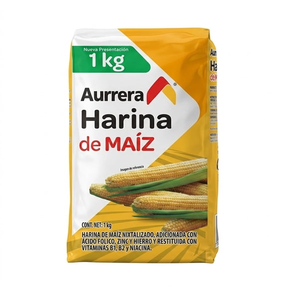 Harina de maíz Aurrera 1 kg