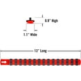 thumbnail image 5 of Ernst Mfg. 13&rdquo; Magnetic Socket Organizer with 15 Twist Lock Clips - Red - 1/4&rdquo;, 5 of 7