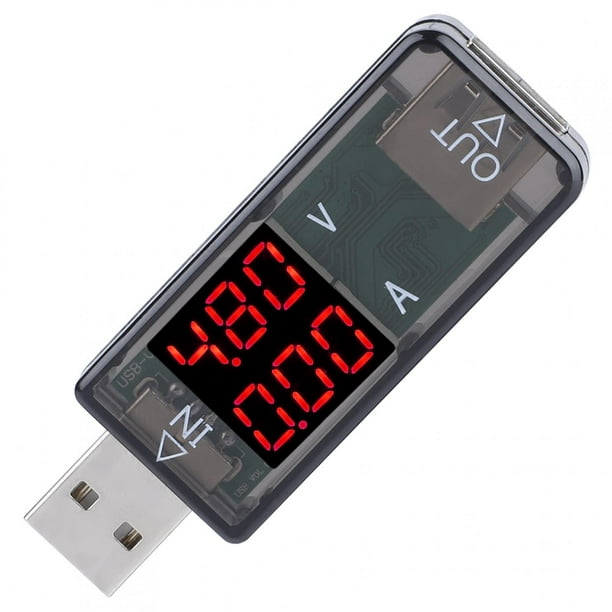 Medidor USB, Voltímetro LCD en color USB Probador USB Probador de voltaje USB Diseñado con precisión