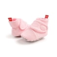 thumbnail image 4 of Baby Boy Boots Baby Girls Plush Warm Ankle Booties Soft Sole First Walkers 0-18M, 4 of 7