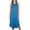 Light Blue, variant on UAMVSH Womens Summer Dresses Comfy Sleeveless Crewneck Midi Dress Side Split Casual Flowy Long Dress Spring Clothes
