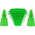 thumbnail image 1 of ORUYROP Tech Universal Cleaning Plugs + Caps for Storage, Cleaning and Odor Proofing Glass Water Pipes/Rigs (1 Large+2 Medium), 1 of 3