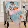 thumbnail image 6 of Custom Blankets with Photos Personalized Happy Anniversary Blanket Valentines Day for Her Him Boyfriend Girlfriend Husband Wife, 6 of 6