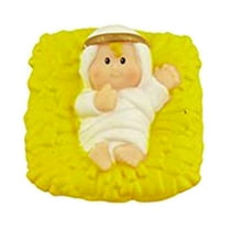 Little People Christmas Story Nativity Set N4630 - Replacement Baby Jesus Figure, Gold, 1 Piece