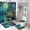 Ship-2, variant on Fantasy Ship Print Shower Curtain Set 4-Set Moonlight Magical Bathroom Decor Set Night Scene Includes Floor Mat ,U-Mat ,Toilet Cover Mat ,Shower Curtain with 12 Hooks,72inx72in