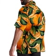 thumbnail image 3 of Tangerine Men's Short Sleeve Button Down Casual Beach Printed Shirts, 3 of 6