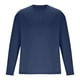 thumbnail image 3 of Blusas y camisas de manga larga con cuello redondo para hombre, cuello redondo, botones, boca plana, deportivas para hombre, blusas y camisas de manga larga con cuello redondo para hombre, 3 of 5