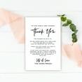 thumbnail image 3 of Koyal Wholesale Minimal Line Wedding Thank You Place Setting Cards for Table Reception, Dinner Plates, 56-Pack, 3 of 5