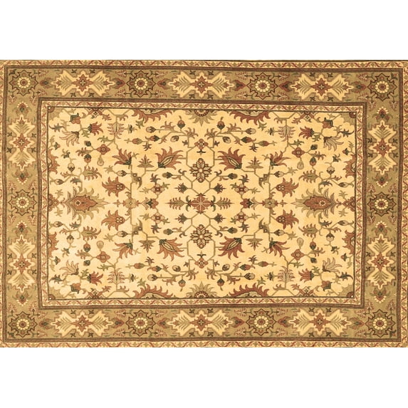 Ahgly Company Indoor Rectangle Persian Brown Traditional Area Rugs, 8' x 12'
