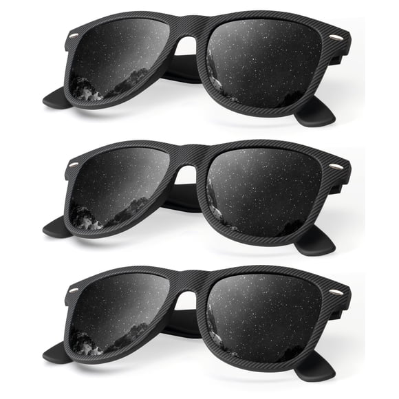 Gafas de Sol Polarizadas KALIYADI con Acabado Mate UV400 (Paquete de 3)