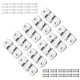 thumbnail image 3 of Ganchos de acero inoxidable para montaje en pared, perchas, tablero de suspensión de imagen, perchas de cocina para el hogar 10 pares Kearding HA5012-00B, 3 of 6