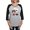 Heather/Black, variant on CafePress - Cute Kawaii Cat Long Sleeve T Shirt - Womens Baseball Tee