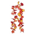 thumbnail image 1 of Artificial Maple Garland Home Front Door Wall Simulation Leaves Vine Decoration Holiday Ornament, 1 of 9