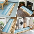 thumbnail image 6 of Beach Coastal 2'x6' Runner Rug, Summer Seaside Shell Starfish Nautical Washable Non-Slip Area Rugs for Hallway Kitchen Floor Bedroom Entryway, Laundry Carpet Decoration Indoor Mat, 6 of 9
