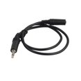 thumbnail image 1 of Cable Auxiliar De Extensión Estéreo De Audio Macho A Hembra De 3x3,5 Mm Para Auriculares De 1 M, 1 of 2