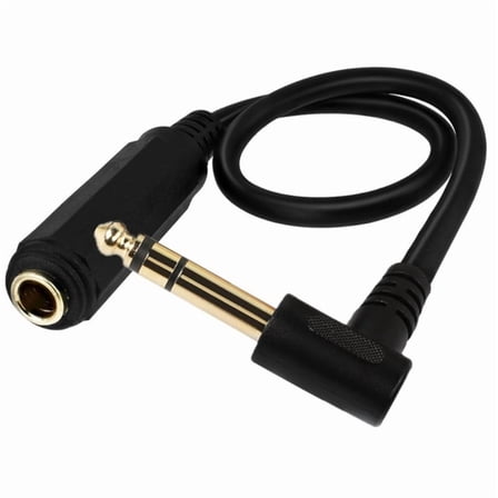 6.5mm Male To Female 6.3SP Stereo Audio Extension Cable Audio Interconnect Cord For Professional Sound Quality