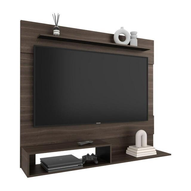 Panel de Tv Ascher, Milan y Wengue para TV de 70 Pulgadas Virtual Muebles