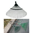 thumbnail image 6 of Leaf Rake Head,Iron Lawn Rake Head Maintenance Tool Durable,Replacement Leaf Rake Head Lawn Maintenance,22 Heavy Duty Iron Metal Rake Head,Stable Lawn Rake Head for Gardening 40cmx40cm, 6 of 8