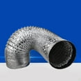 Aluminum Foil Duct Stove Vent Kitchen Hose Dryer Short Pipe Air Vents
