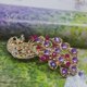 thumbnail image 5 of Guardurnaity Horquilla con diamantes de imitación para mujer, pasador para chica, pinza para el pelo, horquilla de aleación Ropa, zapatos y accesorios Miscelánea morado blanco, 5 of 6