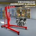 thumbnail image 4 of .2 - in - 1 Design Folding Engine Hoist and Leveler, 4400 lbs for Garage, Yard, Industrial Overhauling, 4 of 8