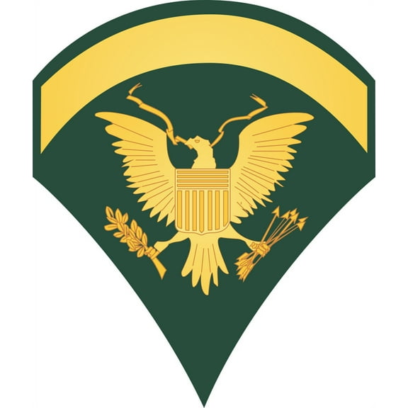 3.8 Inch U.S. Army E-5 Specialist Decal