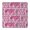 Pink Breast Cancer, variant on Pink Breast Cancer and Love Square Fitted Tablecloth with Elastic Edge,Square Table Cover,Washable Elastic Table Cover for Home Kitchen Party Decor 34"x34"