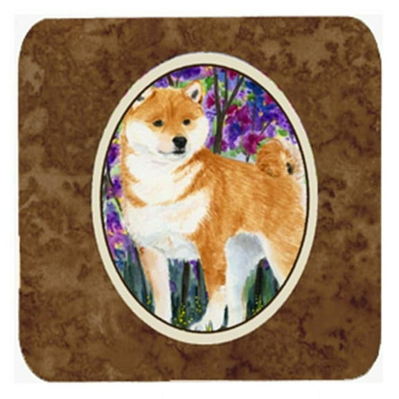 Shiba Inu Foam Coasters - Set 4