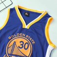 thumbnail image 4 of NBA Golden State Warriors Stephen Curry #30 Basketball jersey Blue cm v 110, 4 of 5