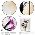 thumbnail image 3 of Designart Pink Gerbera Flower On Abstract Fusion III Canvas Wall Art, 3 of 5