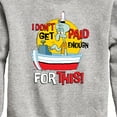 thumbnail image 3 of SpongeBob SquarePants - Squidward I Dont Get Paid Enough - Toddler & Youth Crewneck Fleece Sweatshirt, 3 of 6