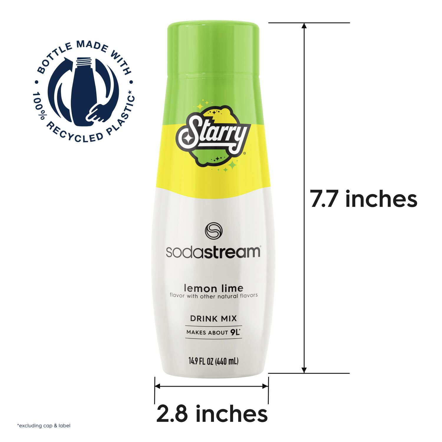SodaStream Starry Lemon Lime Soda Mix, 14.9 fl oz.