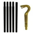 thumbnail image 2 of Esquirla Halloween Snake Cane Snake Head Handle Scepter for Halloween Party Dress up E, 2 of 8